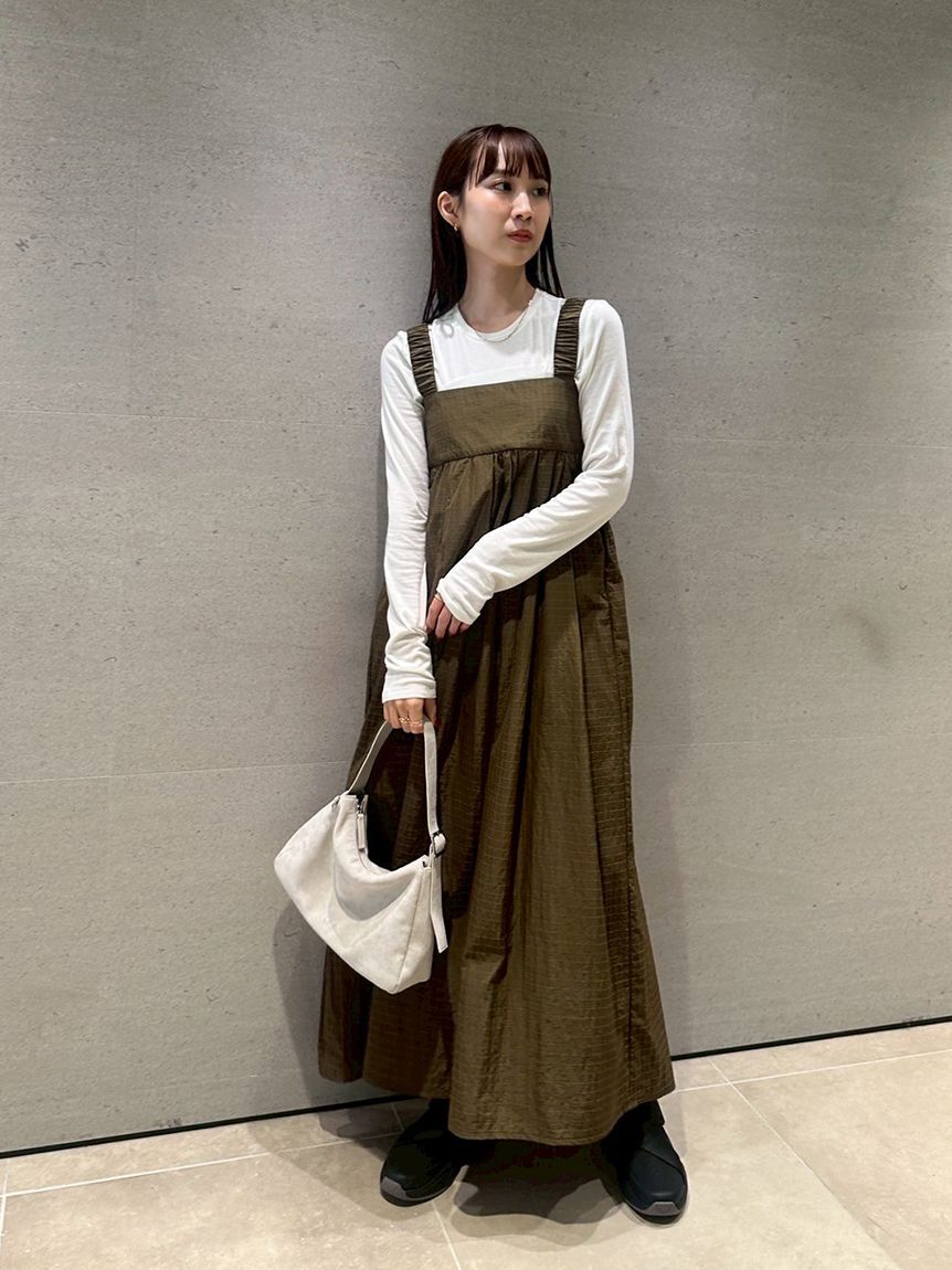 emmi atelier「【限定カラー】ボックスチェックワンピースセット」|ワンピース|