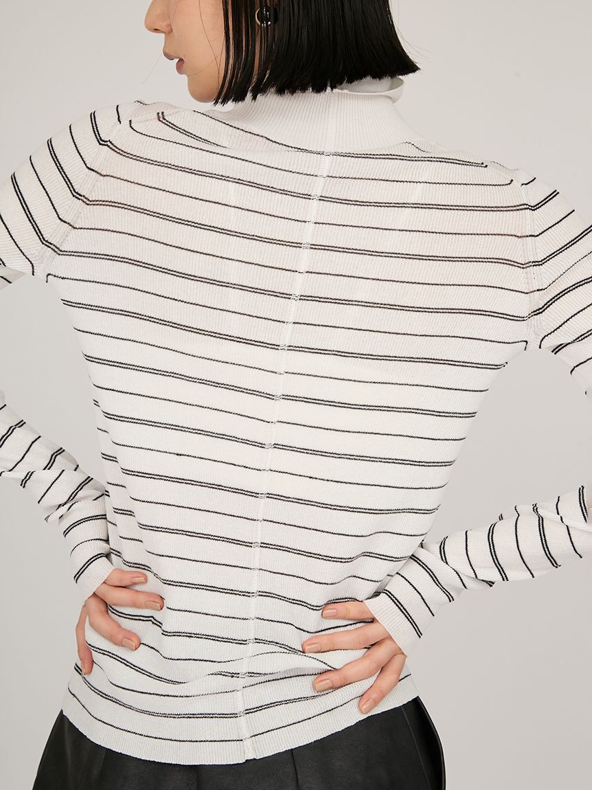 emmi atelier「シアータートルネックトップス」|Tシャツ・カットソー|