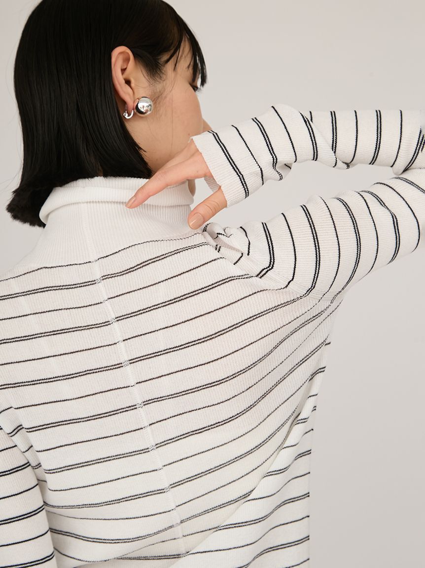 emmi atelier「シアータートルネックトップス」|Tシャツ・カットソー|