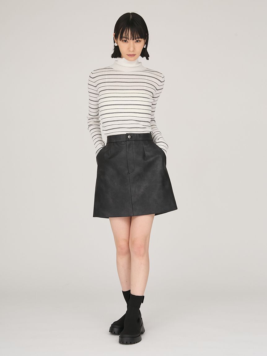 emmi atelier「シアータートルネックトップス」|Tシャツ・カットソー|