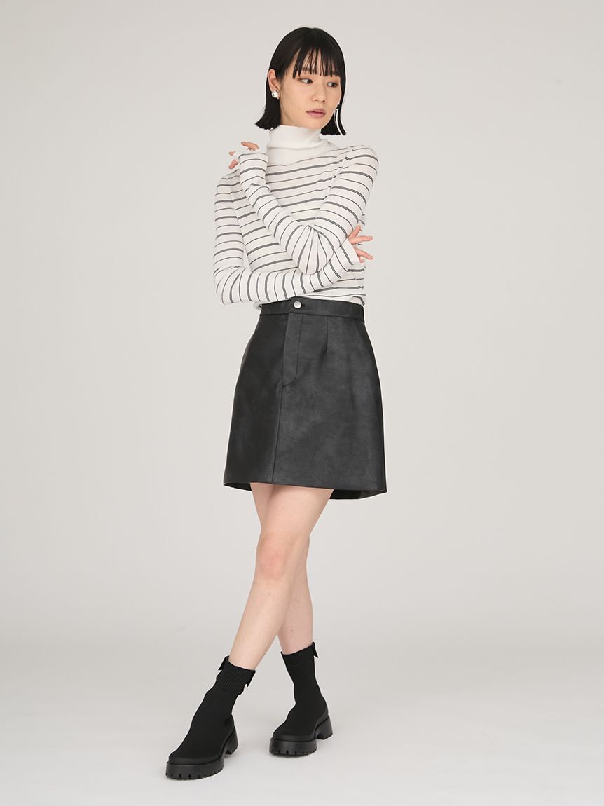 emmi atelier「シアータートルネックトップス」|Tシャツ・カットソー|