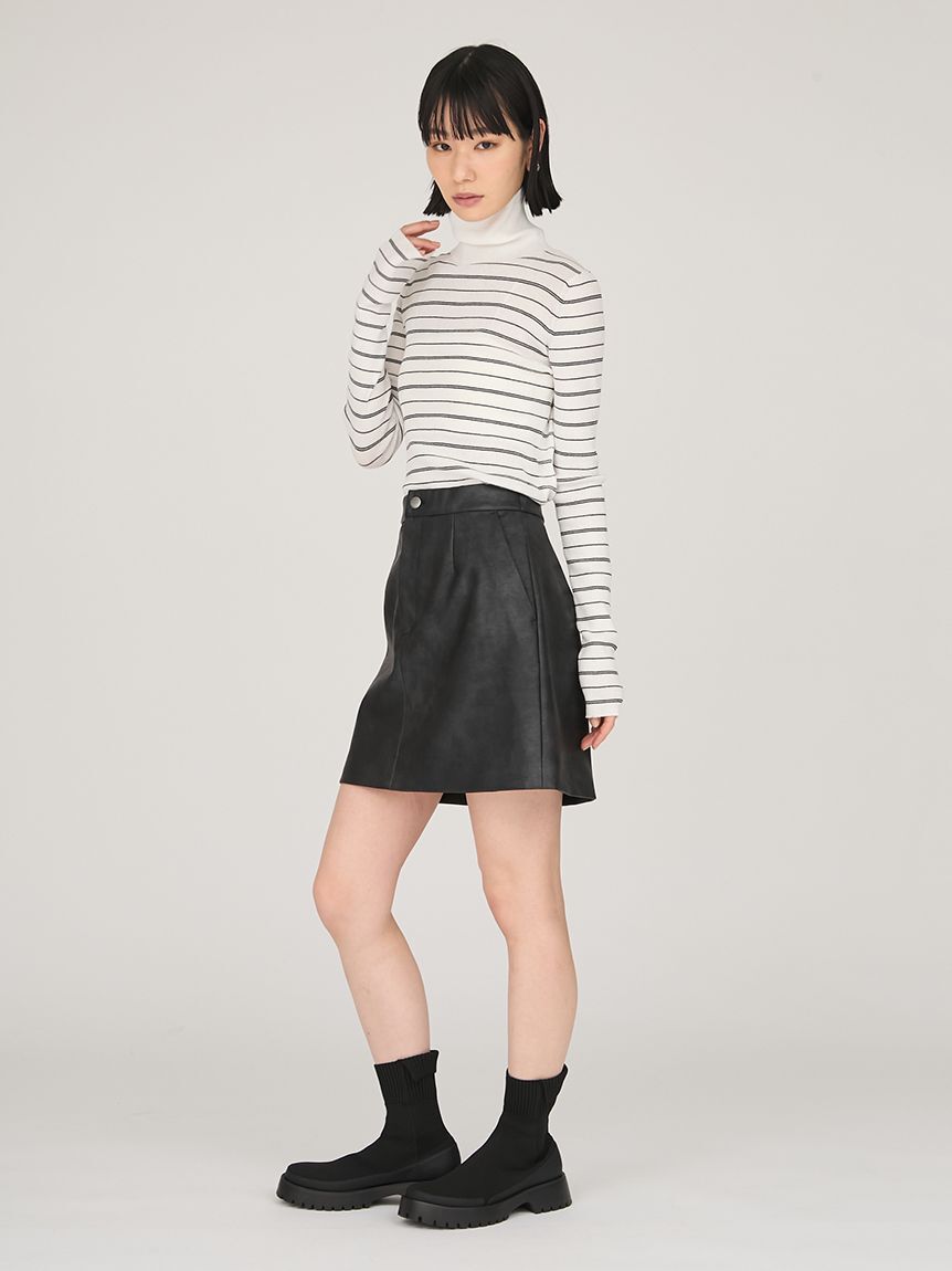 emmi atelier「シアータートルネックトップス」|Tシャツ・カットソー|