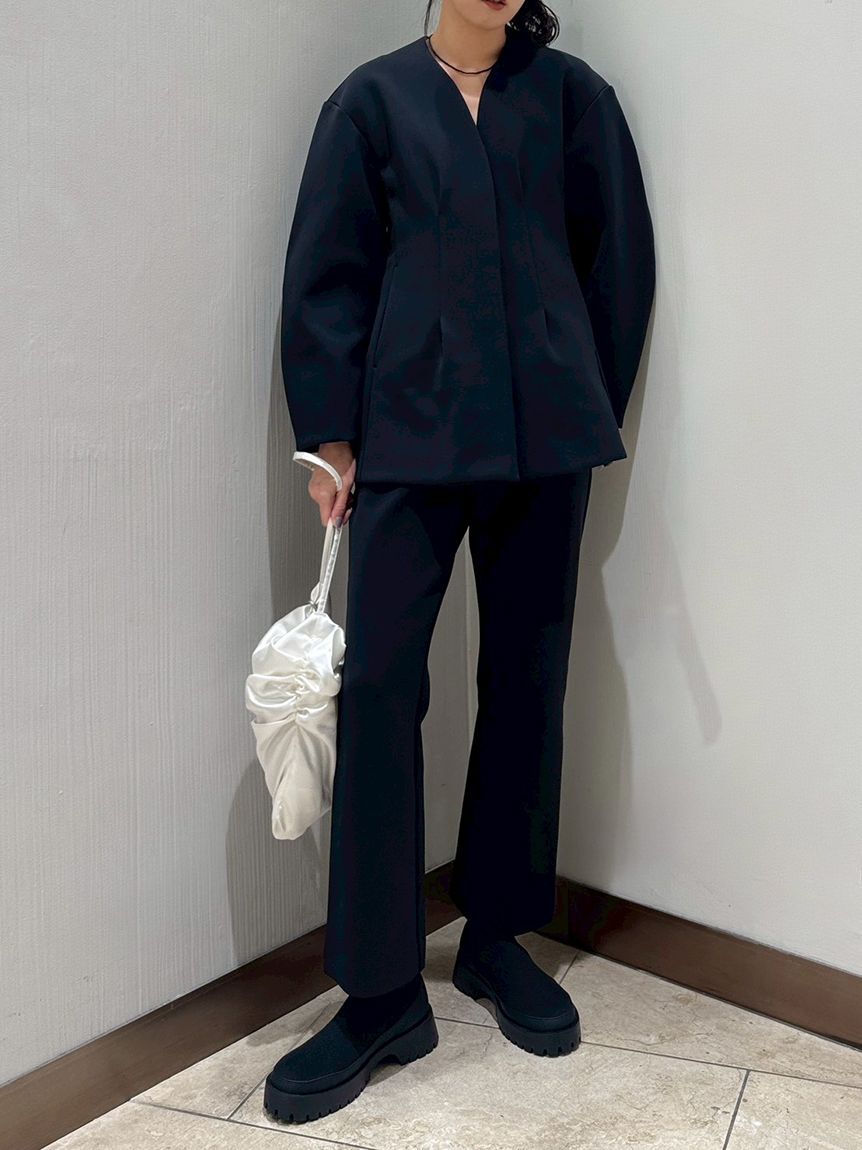 emmi atelier「【セットアップ対応】【金子綾 for emmi】トラウザーズパンツ」|チノ|