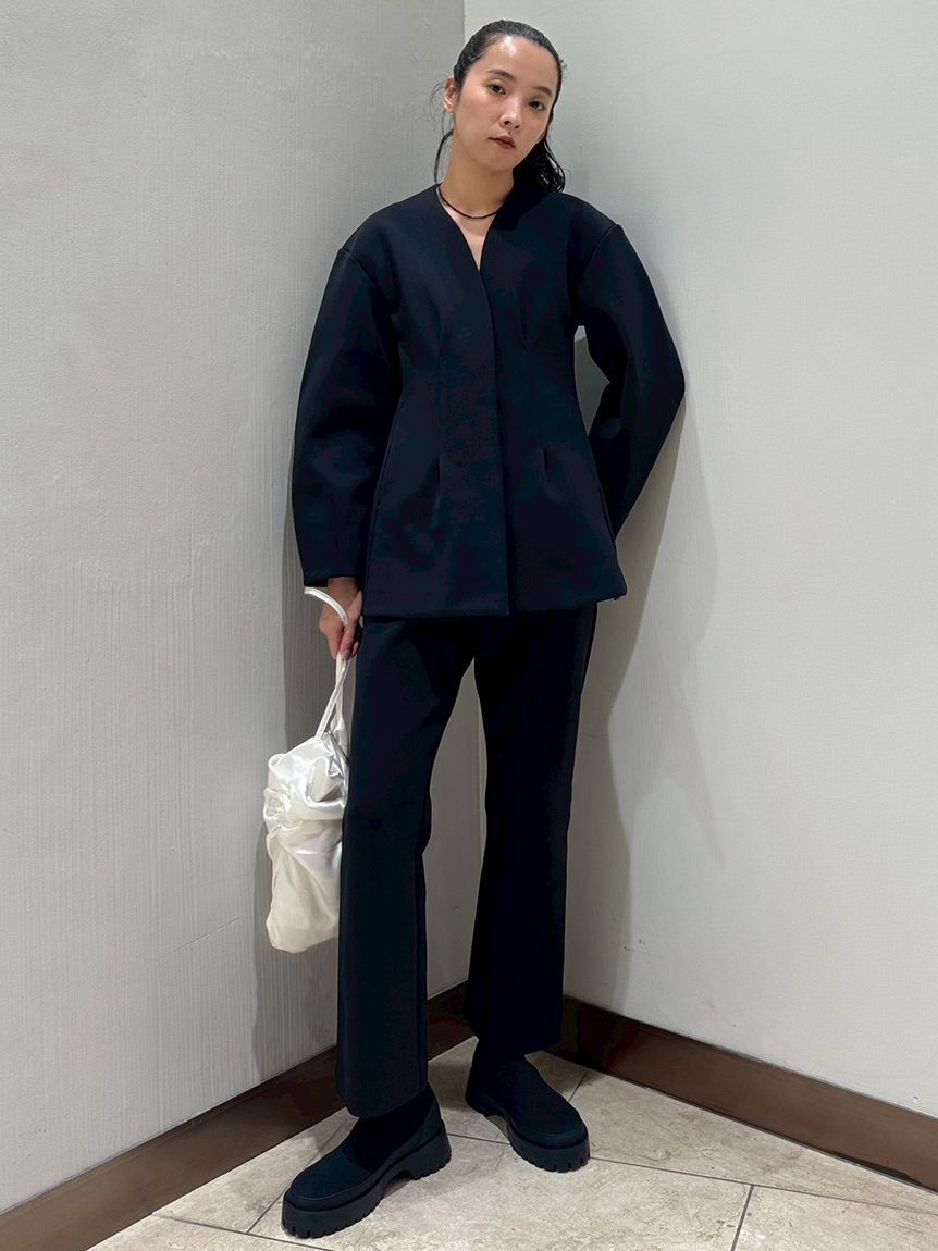 emmi atelier「【セットアップ対応】【金子綾 for emmi】トラウザーズパンツ」|チノ|