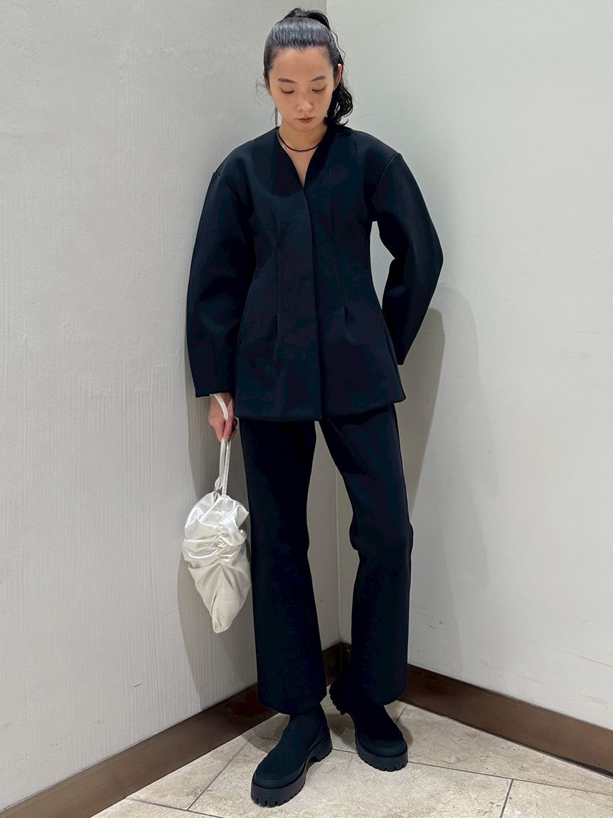 emmi atelier「【セットアップ対応】【金子綾 for emmi】トラウザーズパンツ」|チノ|