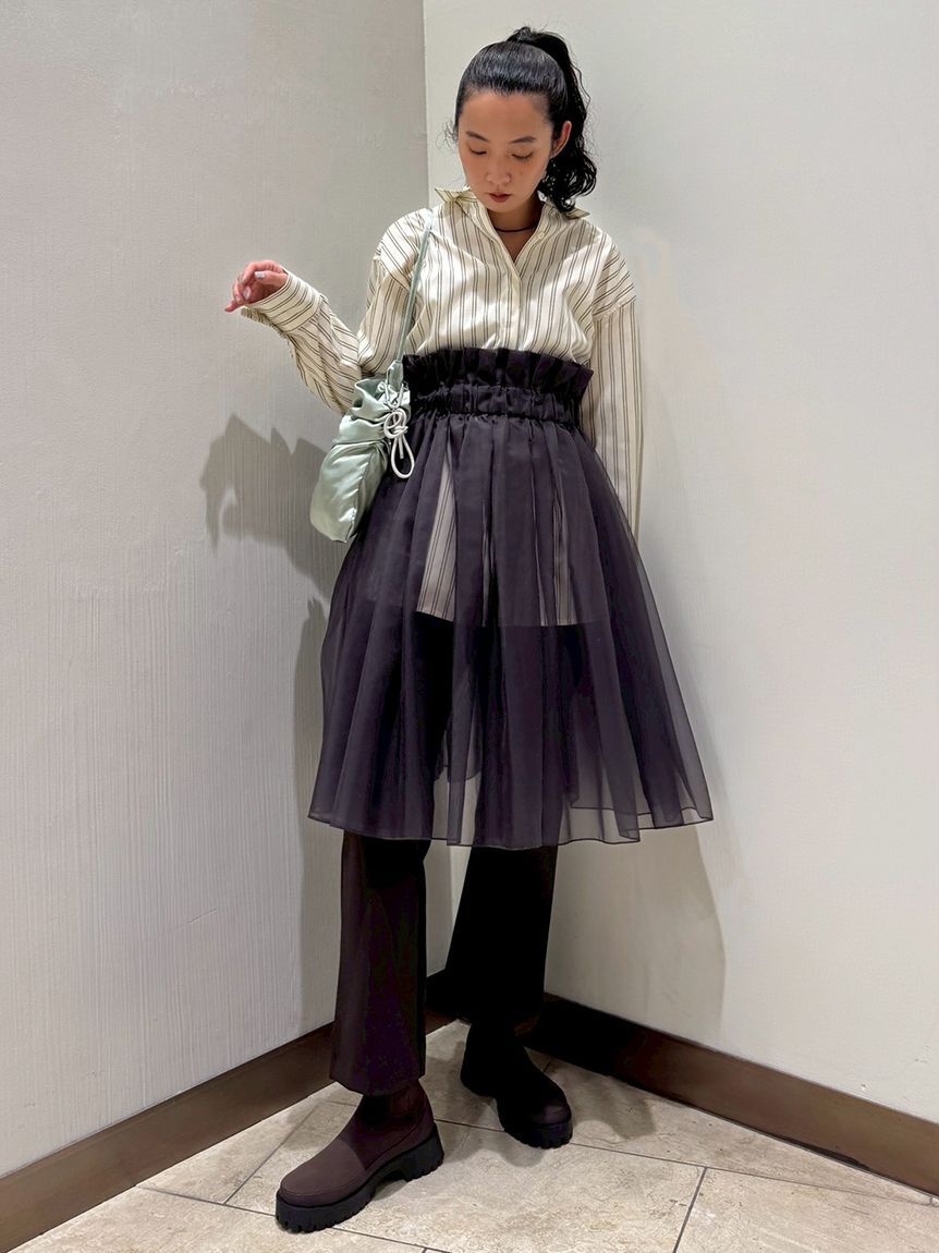 emmi atelier「【セットアップ対応】【金子綾 for emmi】トラウザーズパンツ」|チノ|