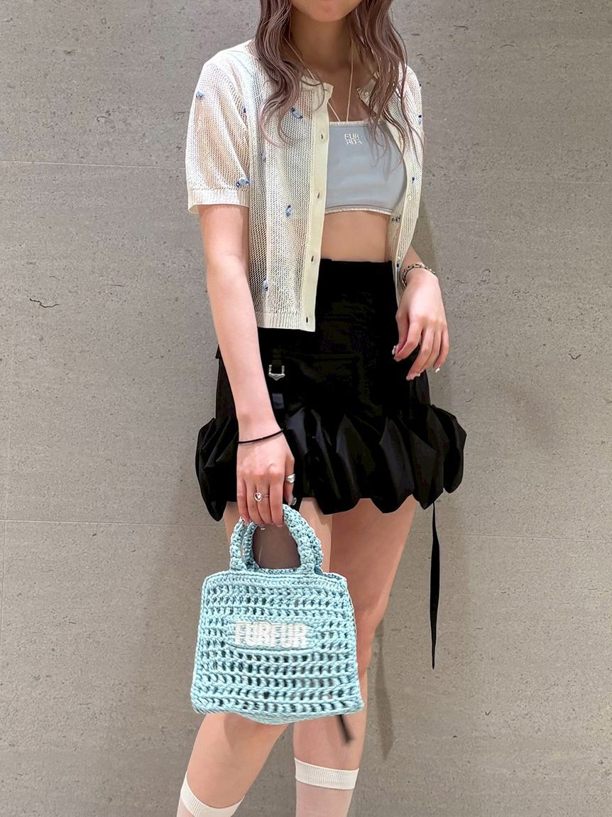 FURFUR「フリルカーゴミニスカート」|スカート|