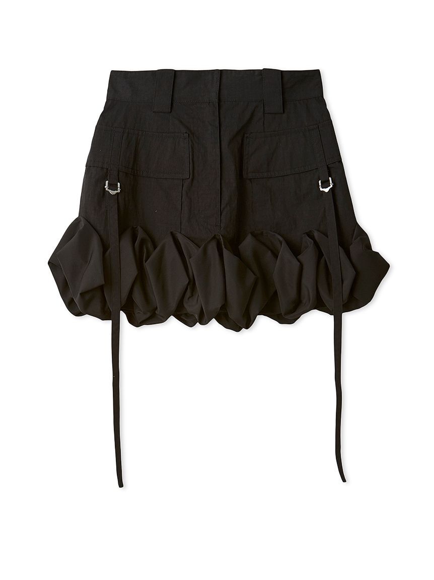 FURFUR「フリルカーゴミニスカート」|スカート|BLK