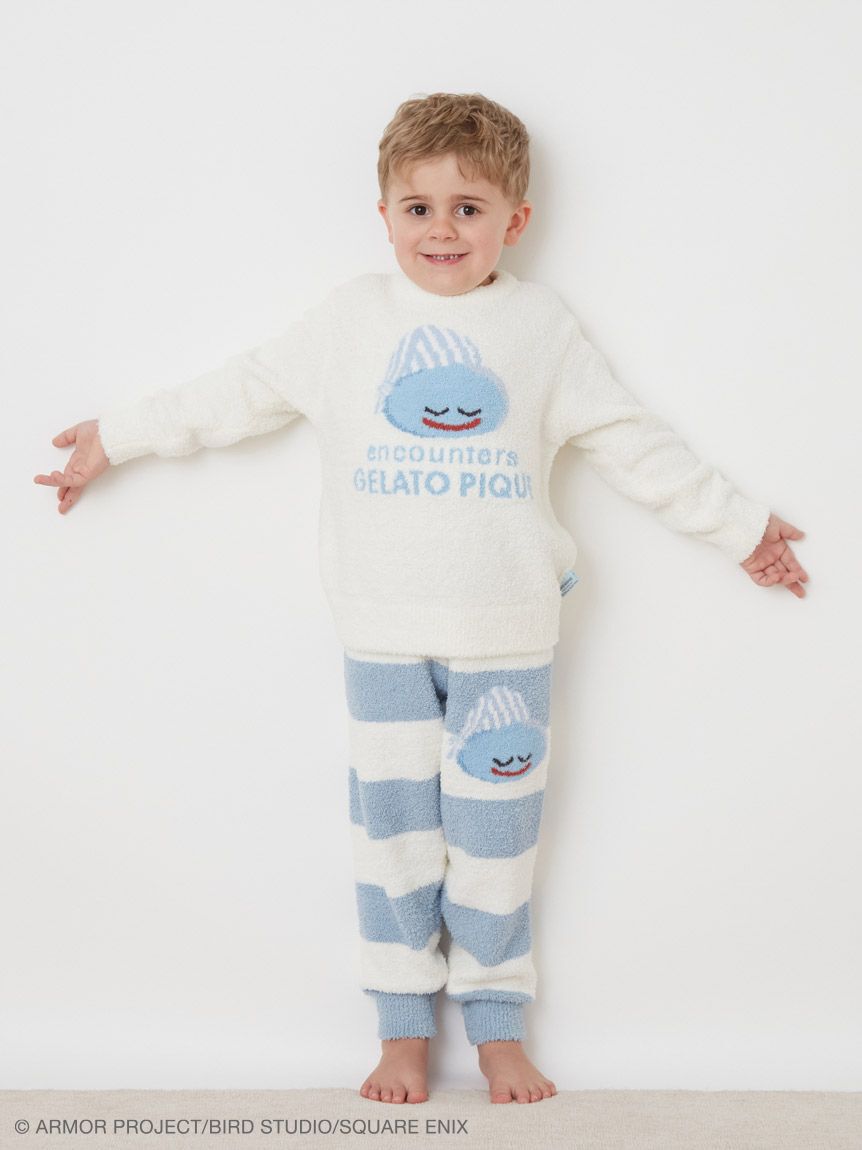 GELATO PIQUE KIDS & BABY「【ドラゴンクエスト】【キッズ】ベビモコプルオーバー&ボーダーロングパンツセット」|ルームウェア|