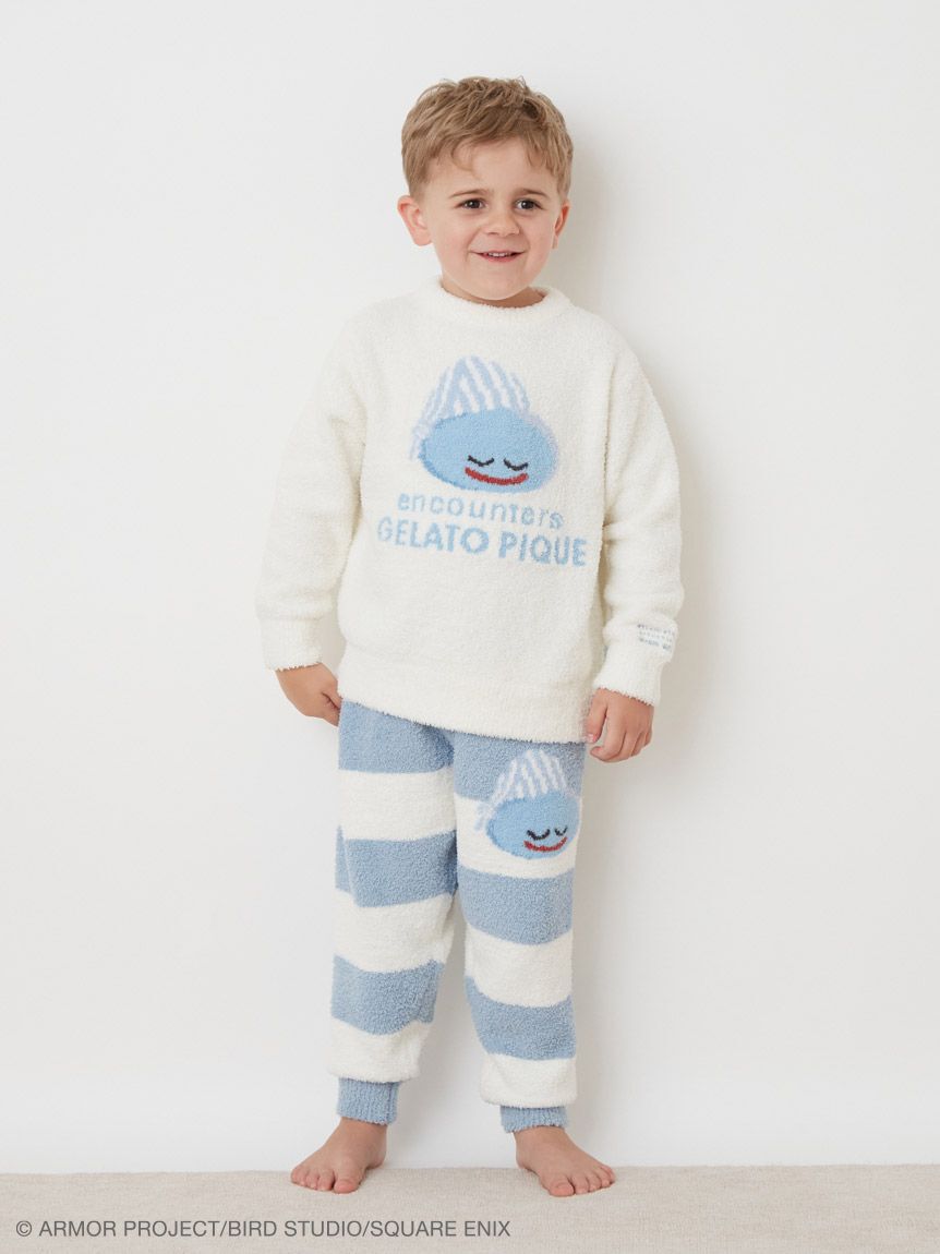 GELATO PIQUE KIDS & BABY「【ドラゴンクエスト】【キッズ】ベビモコプルオーバー&ボーダーロングパンツセット」|ルームウェア|