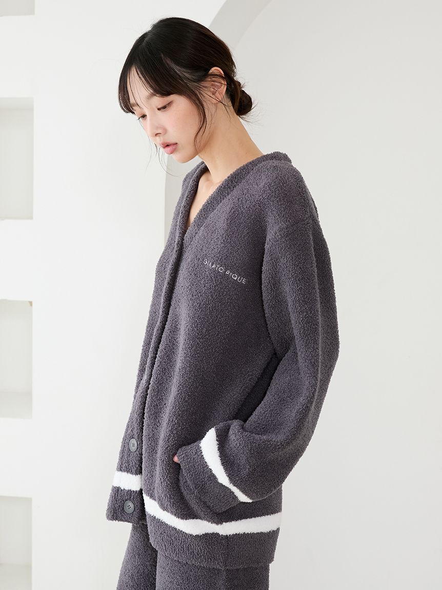 gelato pique「ベビモココットンプレーティングカーディガン」|ルームウェア|