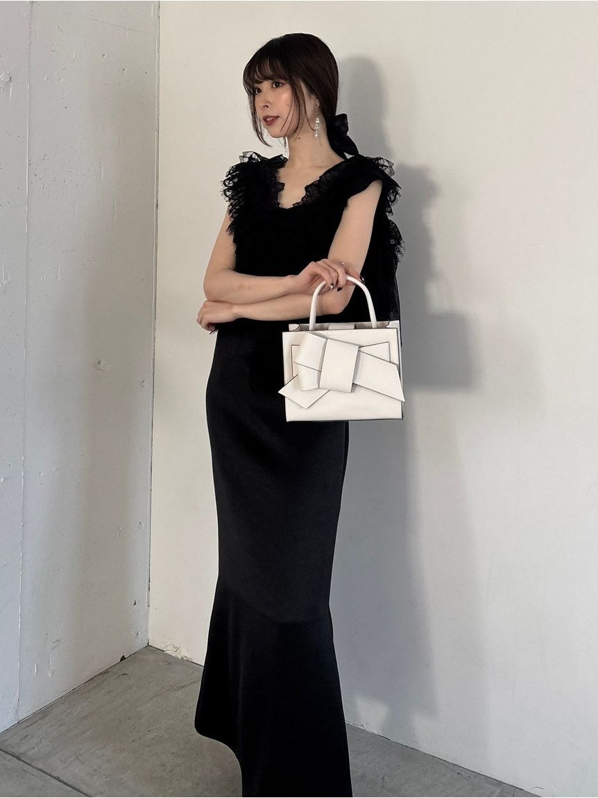 FRAY I.D「【ルエル】リボンミドルバッグ」|ハンドバッグ|