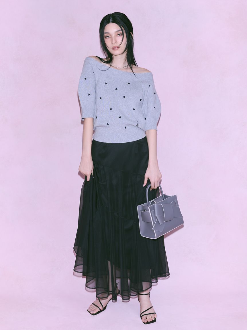 FRAY I.D「【ルエル】リボンミドルバッグ」|ハンドバッグ|