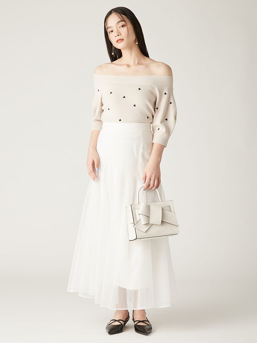 FRAY I.D「【ルエル】リボンミドルバッグ」|ハンドバッグ|