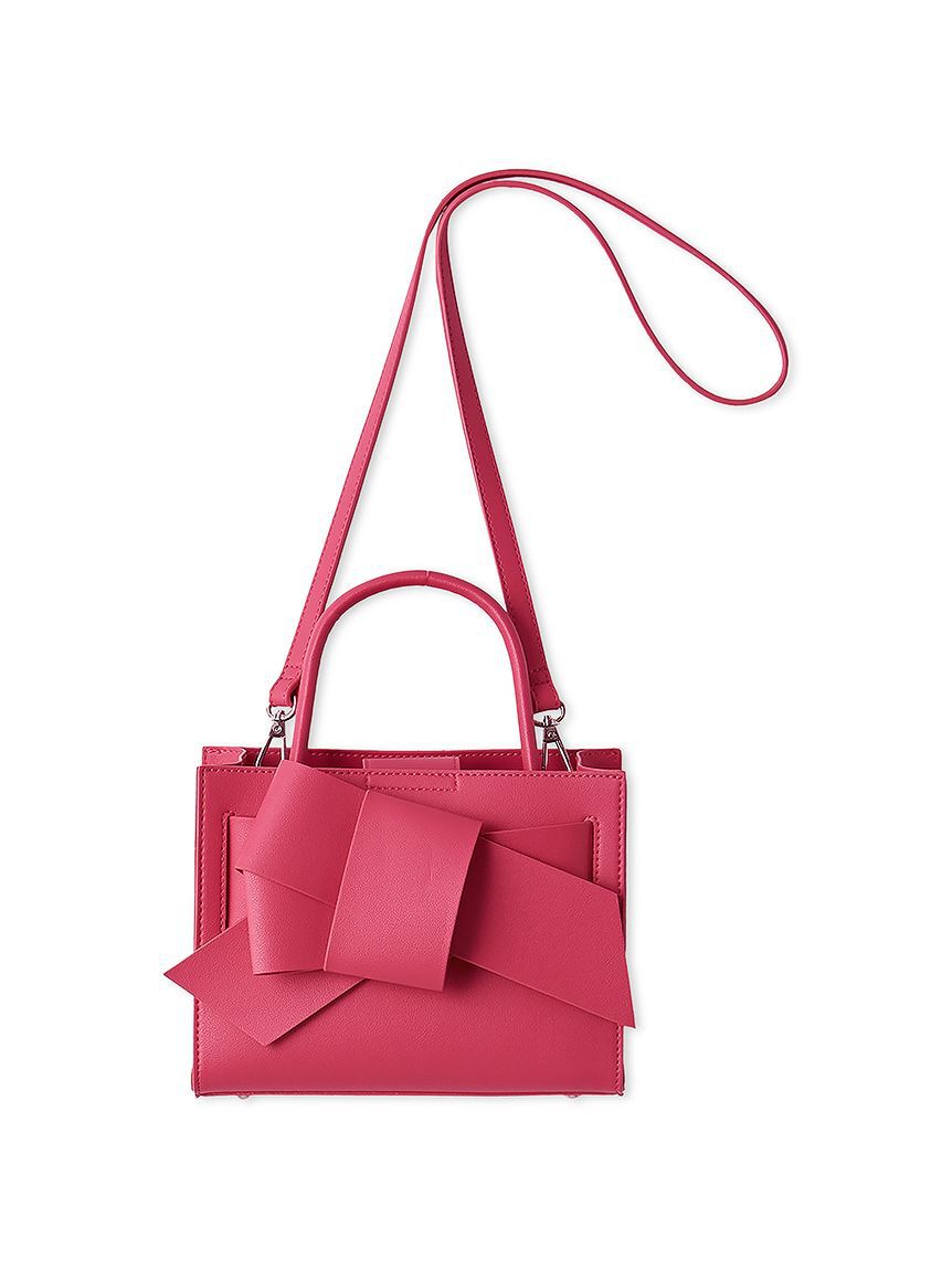 FRAY I.D「【ルエル】リボンミドルバッグ」|ハンドバッグ|PNK