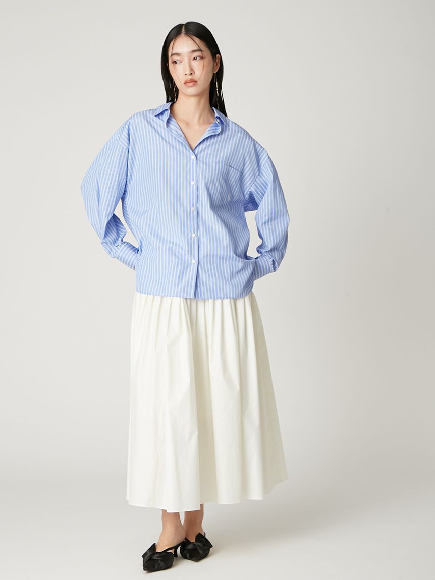 FRAY I.D「ストライプスタンダードシャツ」|シャツ・ブラウス|