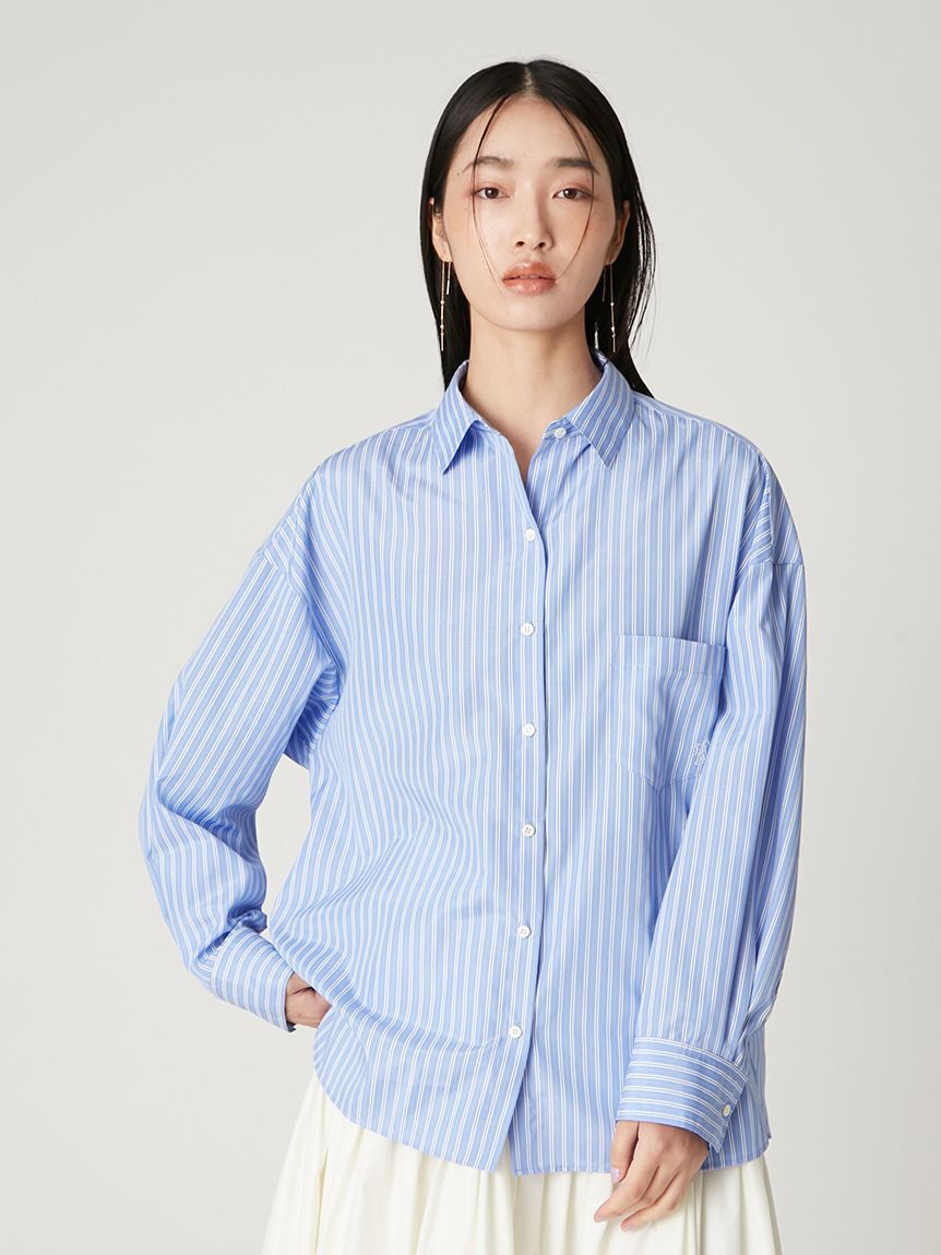 FRAY I.D「ストライプスタンダードシャツ」|シャツ・ブラウス|