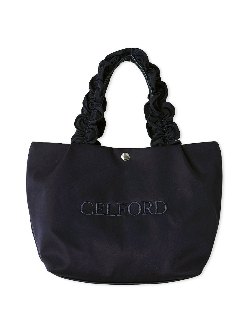 CELFORD「【WEB限定カラー】【プリュム】フリルラメ刺繍トートバッグ（small）」|トートバッグ|NVY