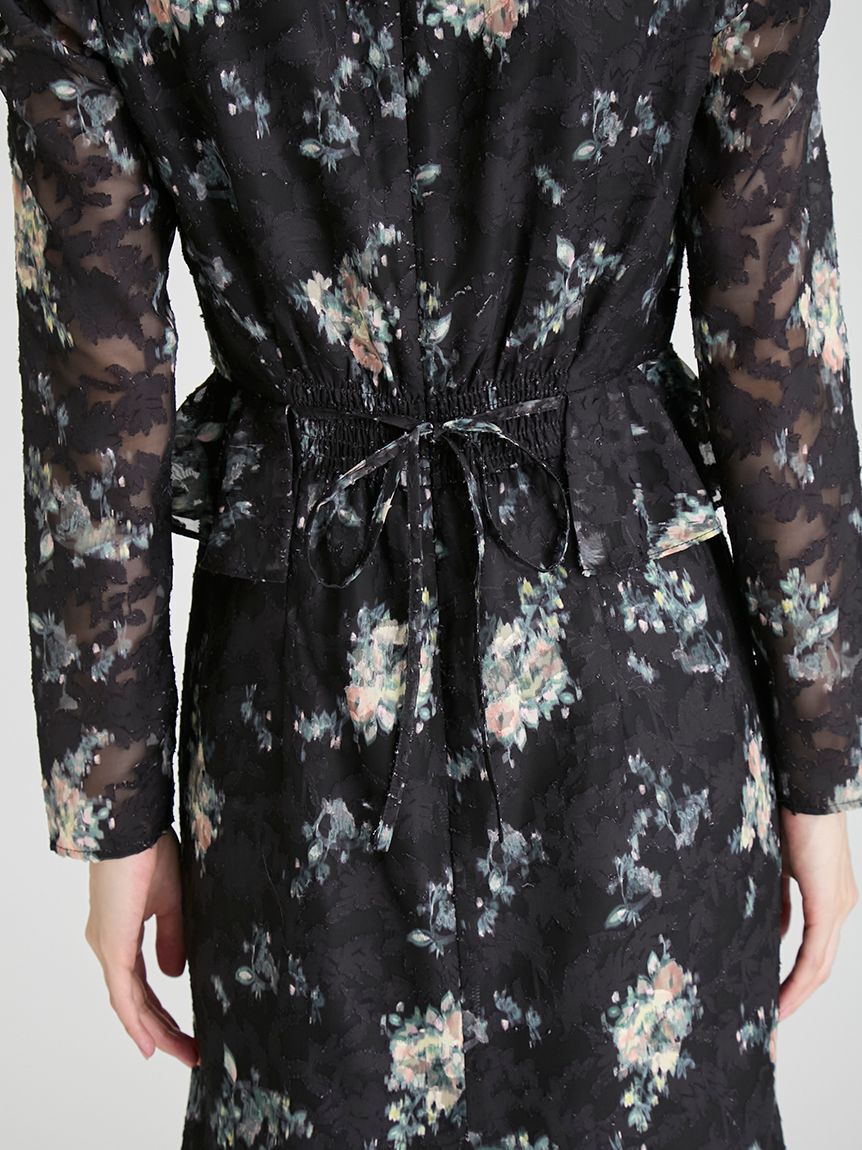 CELFORD「ウエストペプラムデザインワンピース」|ワンピース|