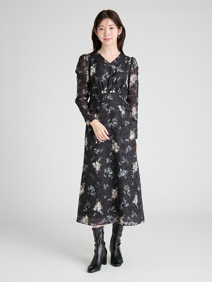 CELFORD「ウエストペプラムデザインワンピース」|ワンピース|