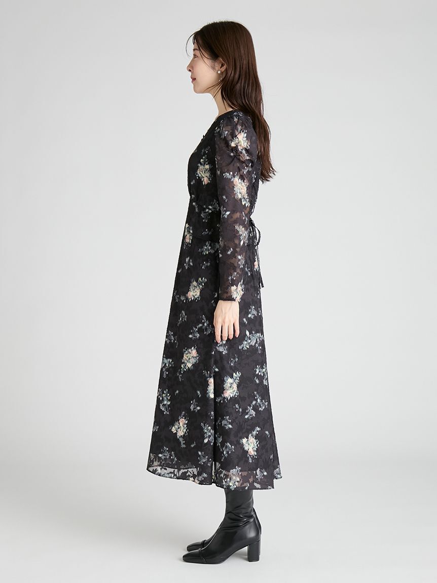 CELFORD「ウエストペプラムデザインワンピース」|ワンピース|