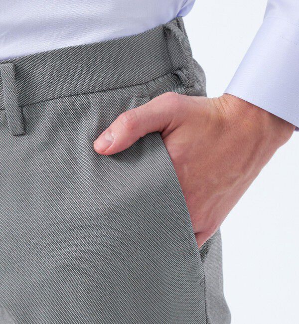 MACKINTOSH PHILOSOPHY「クールモーションドビー エラスティックパンツ」|スラックス|