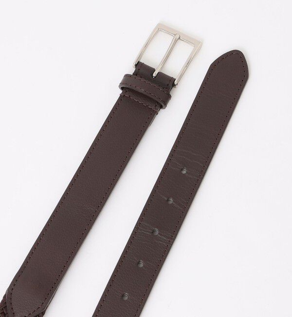 MACKINTOSH PHILOSOPHY「レザーメッシュコンビ ビジネスベルト」|ベルト|