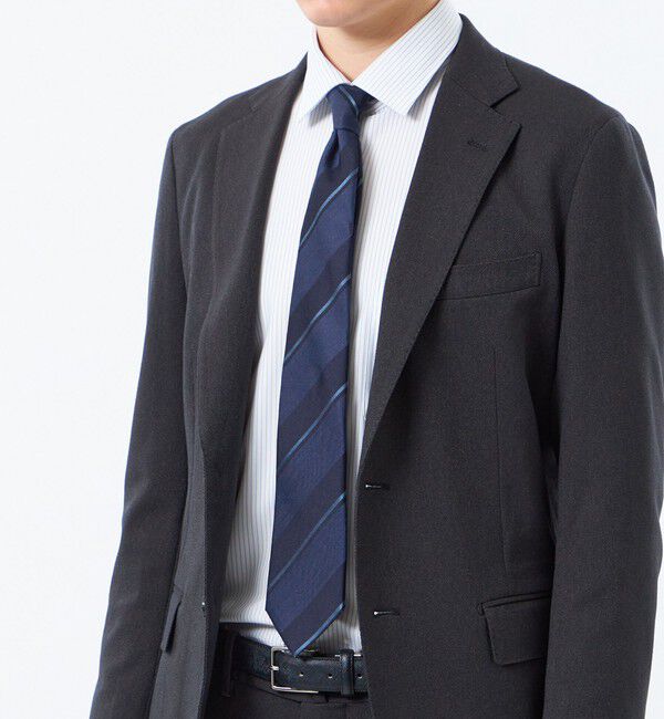 MACKINTOSH PHILOSOPHY「メランジレジメンタル レギュラータイ」|ネクタイ・蝶ネクタイ|