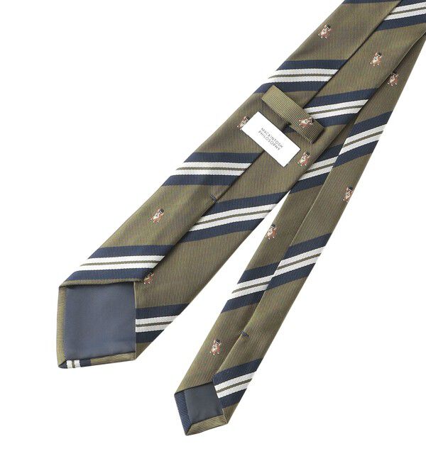 MACKINTOSH PHILOSOPHY「コーギー&times;ストライプ レギュラータイ」|ネクタイ・蝶ネクタイ|