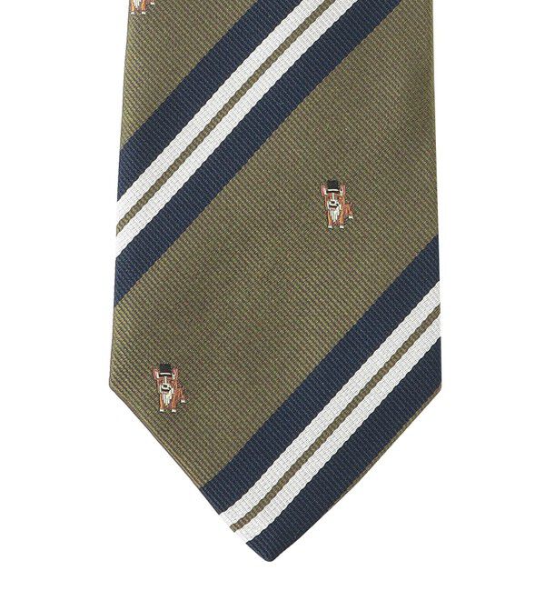 MACKINTOSH PHILOSOPHY「コーギー&times;ストライプ レギュラータイ」|ネクタイ・蝶ネクタイ|