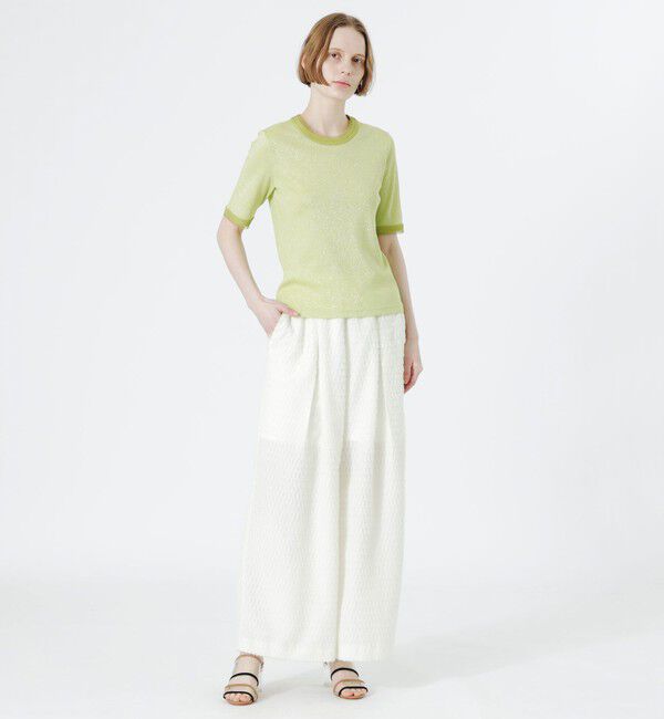  「ラメリブTシャツ」|Tシャツ・カットソー|