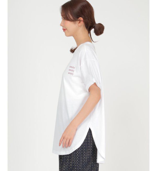 ikka「ロゴプリントチュニック」|その他|