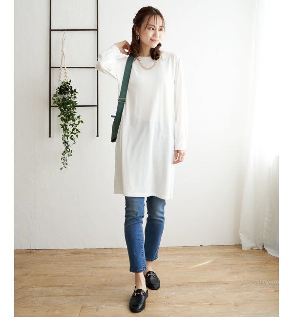 ikka「【2点セット】ニットベストアンサンブルワンピース」|ワンピース|