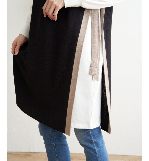 ikka「【2点セット】ニットベストアンサンブルワンピース」|ワンピース|