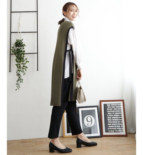 ikka「【2点セット】ニットベストアンサンブルワンピース」|ワンピース|