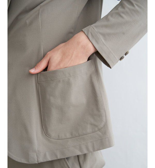 IKKA LOUNGE「【セットアップ対応】GOKU楽ワーク 速乾鹿の子ジャケット」|テーラードジャケット|