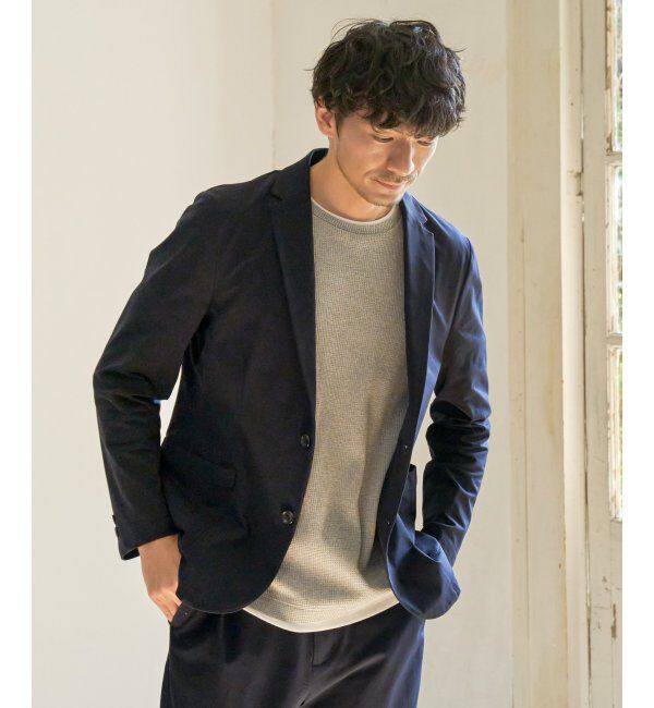 IKKA LOUNGE「【セットアップ対応】GOKU楽ワーク 速乾鹿の子ジャケット」|テーラードジャケット|