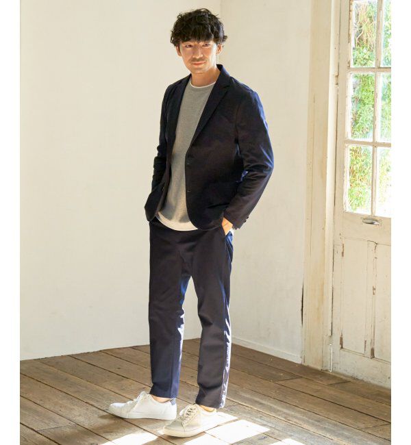 IKKA LOUNGE「【セットアップ対応】GOKU楽ワーク 速乾鹿の子ジャケット」|テーラードジャケット|