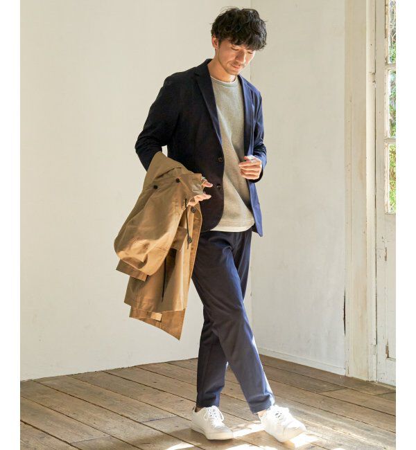 IKKA LOUNGE「【セットアップ対応】GOKU楽ワーク 速乾鹿の子ジャケット」|テーラードジャケット|