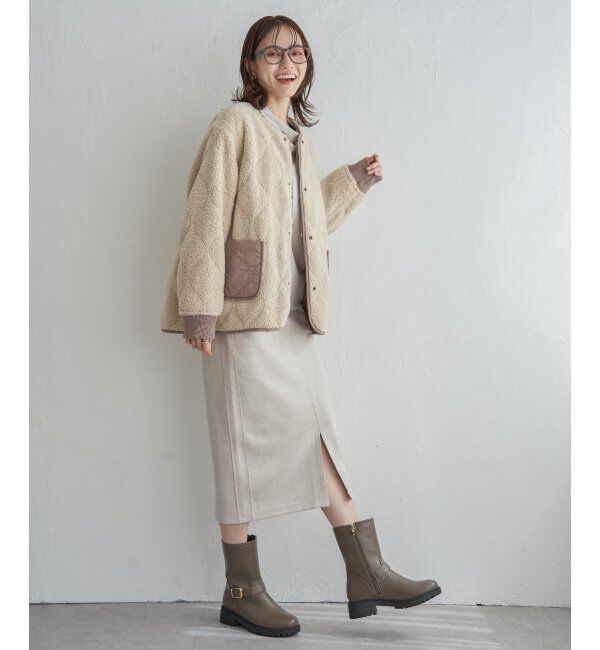 ikka「GOKU楽スエードスカート」|スカート|