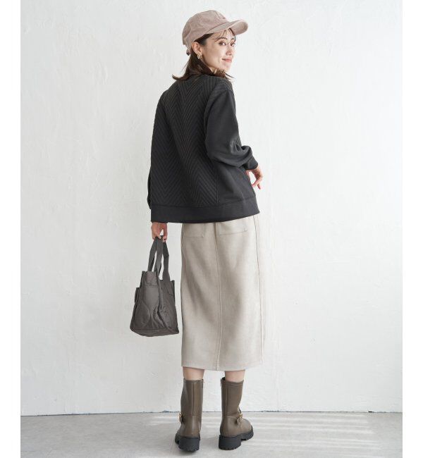 ikka「GOKU楽スエードスカート」|スカート|