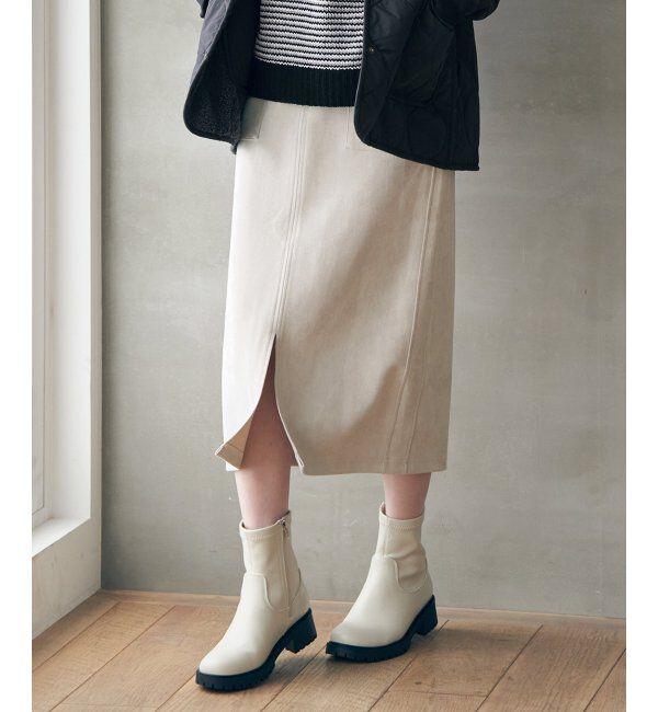 ikka「GOKU楽スエードスカート」|スカート|