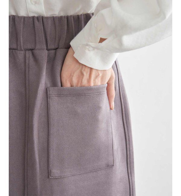 ikka「GOKU楽スエードスカート」|スカート|
