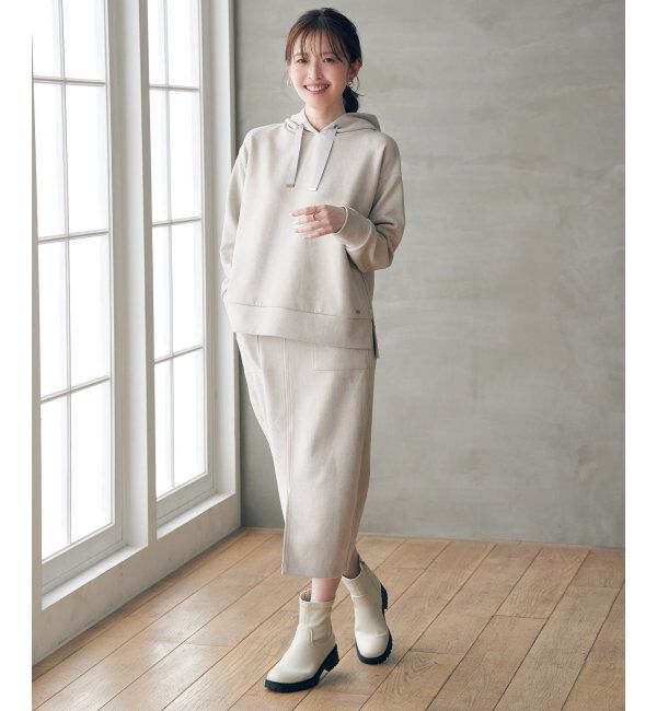 ikka「GOKU楽スエードスカート」|スカート|