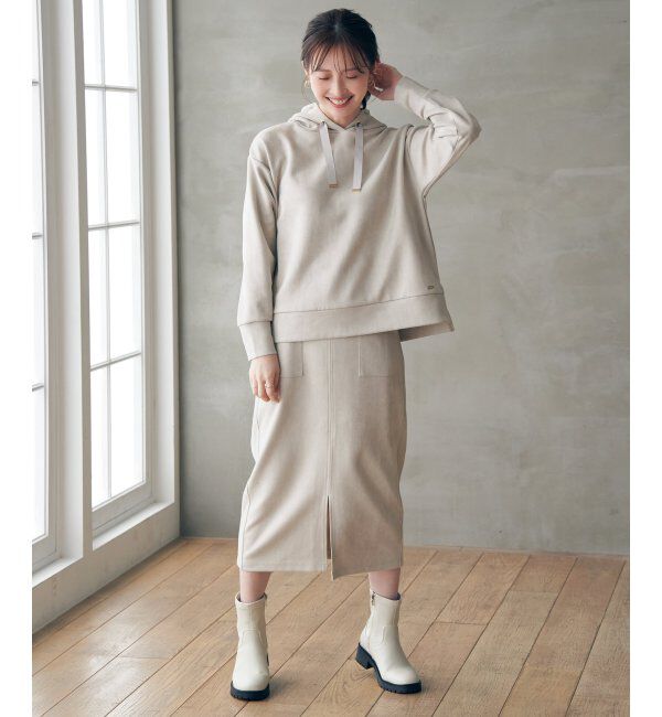 ikka「GOKU楽スエードスカート」|スカート|