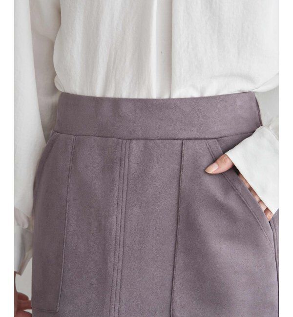 ikka「GOKU楽スエードスカート」|スカート|