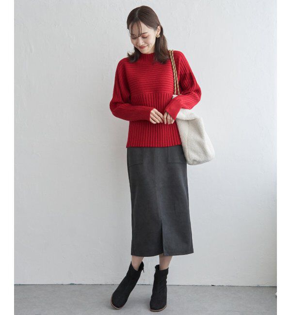 ikka「GOKU楽スエードスカート」|スカート|