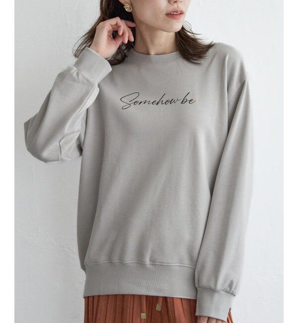 ikka「裏毛ロゴフォトスウェット」|パーカー|