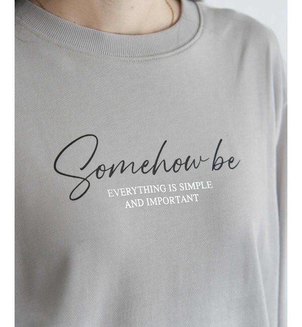 ikka「裏毛ロゴフォトスウェット」|パーカー|