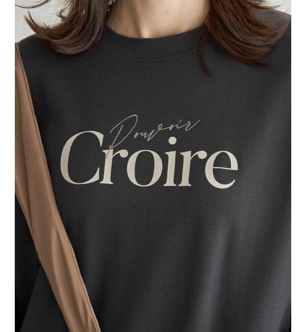 ikka「裏毛ロゴフォトスウェット」|パーカー|